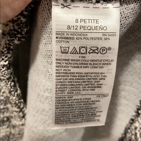 GAP Tweed Sexy Fit & Flare Dress 8P NWT - Picture 11 of 12